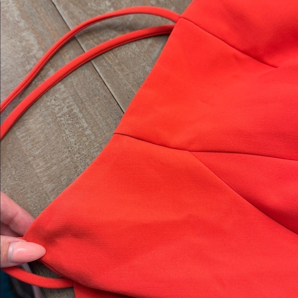 Likely Red Ruffle Cocktail Dress - Picture 8 of 10